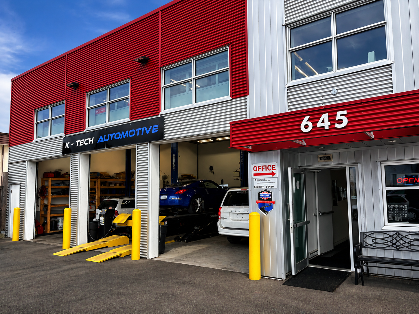 K-Tech Automotive shop exterior at 645